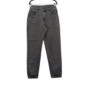 Vintage Lee MR Jeans‎ Womens 12 Long Gray USA Made High Rise Tapered